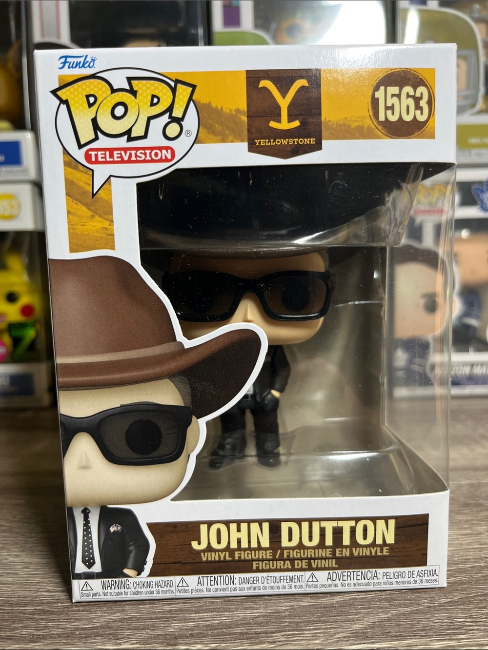 Funko Pop! Television John Dutton Vinyl Figure - Brown Hat & Black Outfit